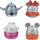 Squishmallows Disney 100 4er Set sort.