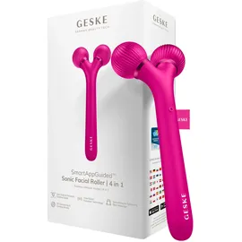 geske SmartApp-Guided sonischer Gesichtsroller 4-in-1-Gerät für Gesicht