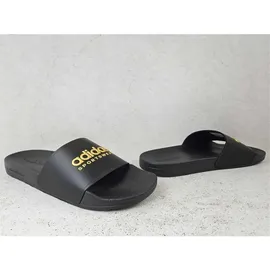 adidas Shower Adilette Core Black / Cloud White / Matte Gold 39