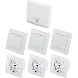 eQ-3 Homematic IP Set Beschattung mit Access Point, 3x Rollladenaktor, 3x Tasterwippe