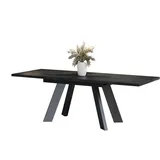 ENDO Möbel Como 80 x 76 x 130 cm schwarz