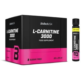 BIOTECH L-Carnitine 3000 Zitrone Ampullen 20 x 25 ml