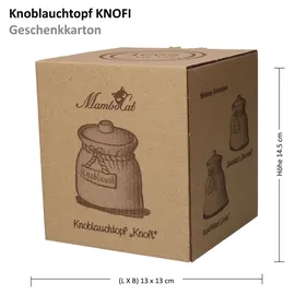 Mambocat Knoblauchtopf Knofi Terrakotta Sack