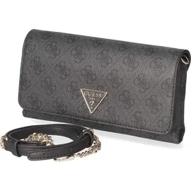 GUESS Noelle Xbody Flap Organizer Coal Logo