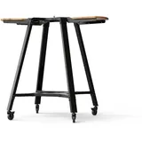 GOZNEY Pizzaofenständer 85 cm wetterbeständig schwarz