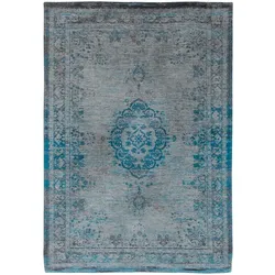 Teppich Medallion De Poortere Deco Grey Turquoise, Designer Jean François Fontaine, 0.3x200 cm