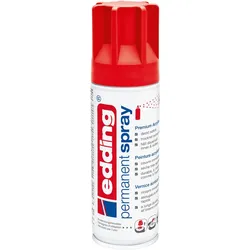 edding 5200 Permanentspray Premium Acryllack verkehrsrot matt 200 ml