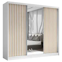 Beautysofa Kleiderschrank Helix 240 cm mit Lamellen – Schrank