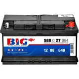 Autobatterie 12V 88Ah 640A/EN BIG Starterbatterie statt 74Ah 80Ah 83Ah 85Ah 92Ah