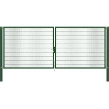 GAH Alberts Doppeltor 500 x 200 cm Grün/Metall