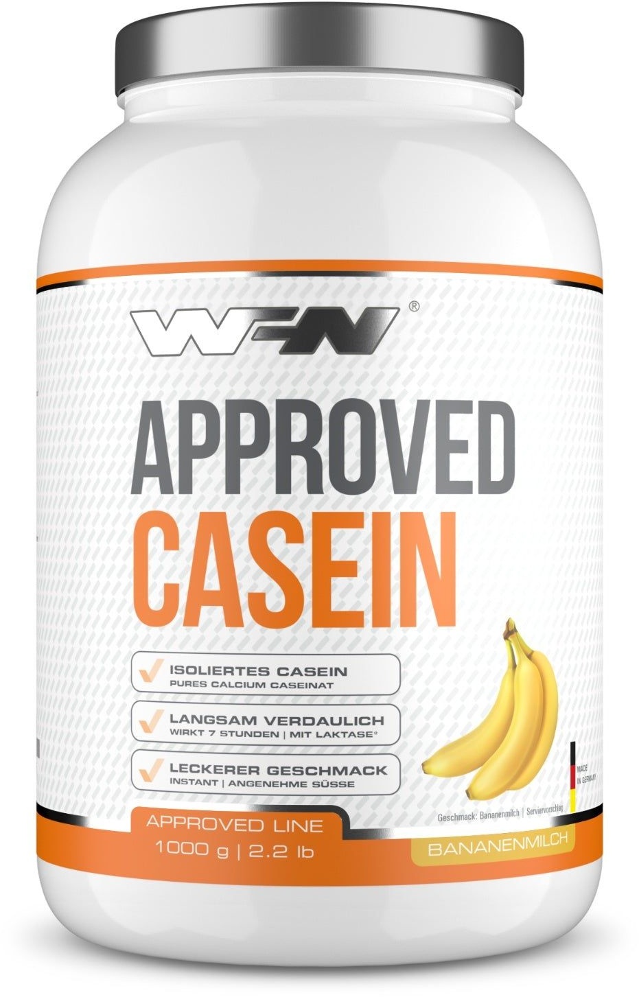 WFN Approved Casein Pulver zur Herstellung einer Lösung zum Einnehmen 1 kg