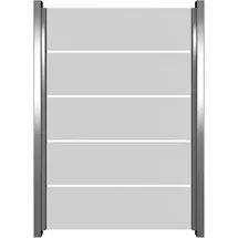 GROJA Glas Sichtschutzelement 120 x 180 cm Transparent