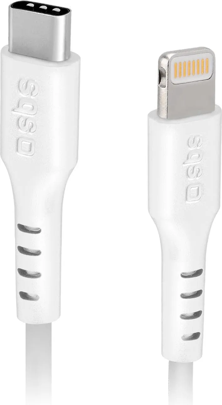 SBS Daten- und Ladekabel Lightning - Typ C Länge 2 Meter (2 m), USB Kabel