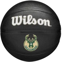 Wilson NBA Team Tribute Mini Basketball Schwarz 3