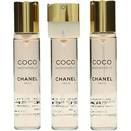 Chanel Coco Mademoiselle Eau de Toilette refillable 20 ml + Nachfüllung 2 x 20 ml Geschenkset