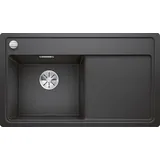 links Flächenbündig silgranit anthrazit Handbetätigung 848 x 498 mm