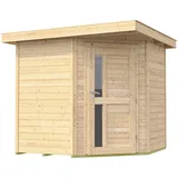 Weka Gartenhaus 229 A 2,09 x 2,05 m natur
