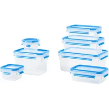 Emsa Frischhaltedose rechteckig blau 0,15/0,2/0,55/1,1/2,2 l 14-tlg.