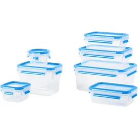 Emsa Frischhaltedose rechteckig blau 0,15/0,2/0,55/1,1/2,2 l 14-tlg.