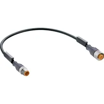 Belden 11821-1 Sensor-/Aktor-Steckverbinder, konfektioniert M12 Stecker, gerade, Buchse, gerade 30.00 cm Polzahl Sensoren: 4 1 St.