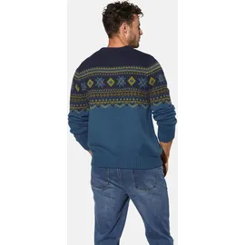 Babista Rundhalspullover Blau M