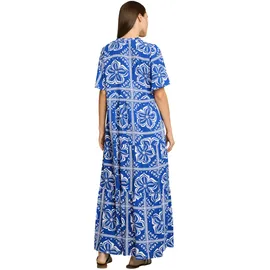 Tom Tailor Maxikleid Blau/Weiß 36