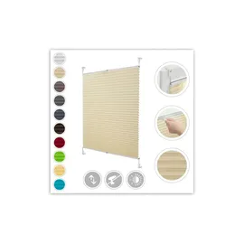Lichtblick Plissee Klemmfix 60 x 210 cm Creme