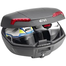 GIVI E46 Riviera Topcase Monolock - Schwarz/Grau/Rot