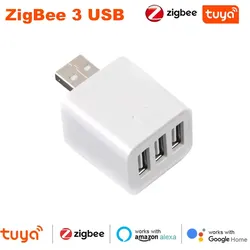 Intelligenter WiFi/Zigbee Micro USB Adapter Weiß Zigbee 3.0 3