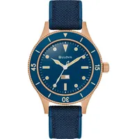 BULOVA 98A324 Herren-Automatikuhr MIL-SHIPS Special Edition Khaki