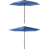 Garden Pleasure Sonnenschirm Ø 300 cm blau