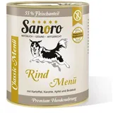 Sanoro Menü Classic Rind mit Bio-Gemüse 6 x 800 g