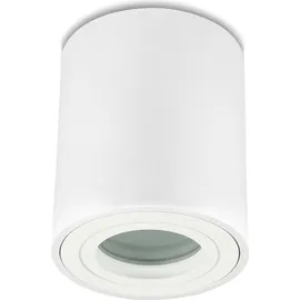 Sweet Led Aufbaustrahler Bad GU10 Aluminium weiß IP44 Aufbauspot 230V - Weiß