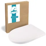 WC-Sitz für Villeory & Boch WCs Toilettendeckel Absenkautomatik Klobrille Weiß