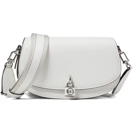 Michael Kors Mila Messenger Medium East/West Sling Optic White One Size, Weiß, 16X25X7CM - 16X25X7CM
