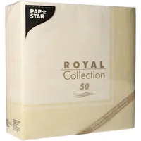 Papstar 50 Servietten "ROYAL Collection" 1/4-Falz 40 cm x