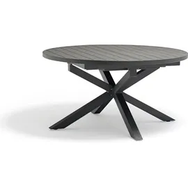 Destiny ARONA Gartentisch Ø 145/199 x 75 cm Anthrazit