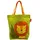 Dekohelden24 Kinder-Shopper Löwe grün 21 x 24