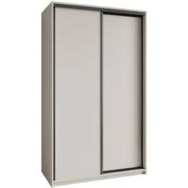 masseno Schwebetürenschrank NISSE 120 x 205 x 60 cm Beige