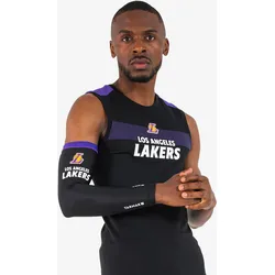 Damen/Herren Basketball Ellenbogenschoner E500 NBA Los Angeles Lakers schwarz, schwarz|violett, 4