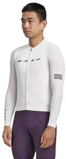 Maap Evade Pro Base 2.0 - Langarm Fahrradtrikot - Herren - White - 2XL