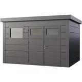 Telluria Gartenhaus Classico 4,08 x 3,18 m Granitgrau