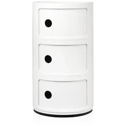 Kartell Componibili 3 Elemente Container weiß