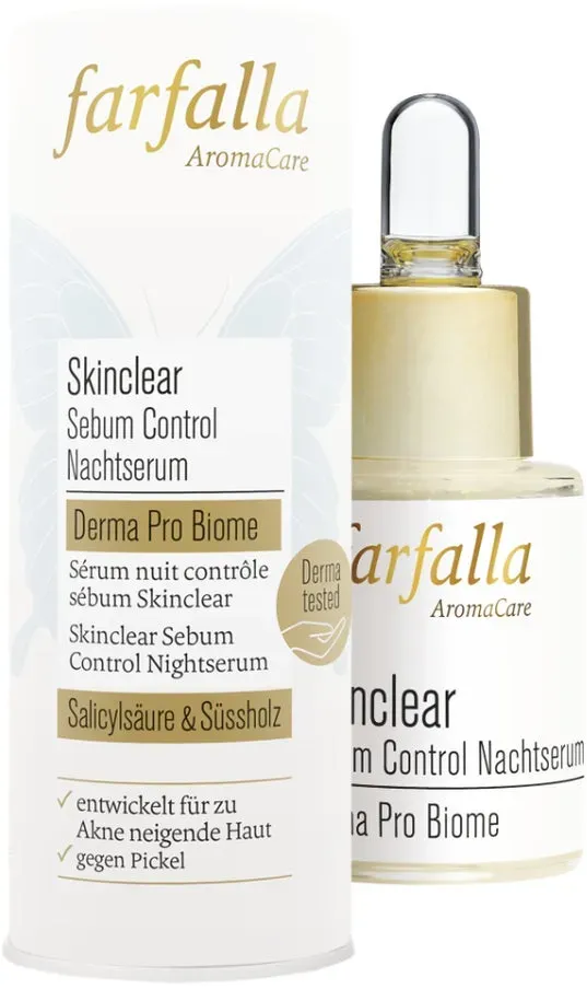 Farfalla Skinclear Sebum Control Nachtserum 15ml 15 ml