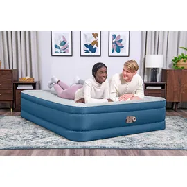 BESTWAY Luftbett Snugable Top mit integrierter Elektropumpe Double XL/Mid 203 x 152 x 46 cm