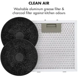 Klarstein Barett Inselhaube 35 cm weiß