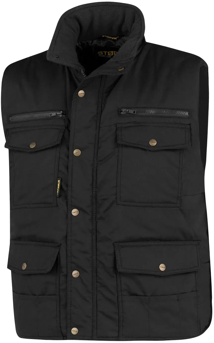Storvik Taschen-Bodywarmer Schwarz