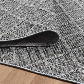 Ayyildiz Outdoorteppich AYYILDIZ TEPPICHE "PATARA 4953", grau, B:140cm H:8mm L:200cm, Polypropylen, Teppiche, Outdoorteppich, Läufer / Pflegeleicht / Strapazierfähig / In- und Outdoor geeignet