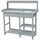 dazikemo Gartentisch Pflanztisch grau 117 x 45 x 121 cm