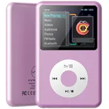 Innioasis Y1 64GB MP3 Player - Zeitlose Klasse: Touch Wheel-Steuerung, Bluetooth, Video-Player, Hörbücher, FM-Radio, Kinder Musikplayer (lila)